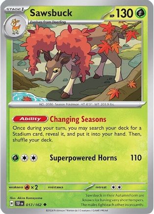 Sawsbuck - 017/162 - SV05: Temporal Forces #017