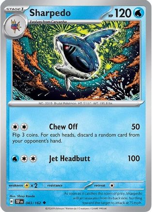 Sharpedo - SV05: Temporal Forces #043