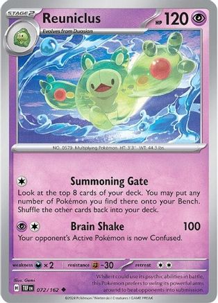 Reuniclus - 072/162 - SV05: Temporal Forces #072