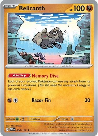 Relicanth - 084/162 - SV05: Temporal Forces #084