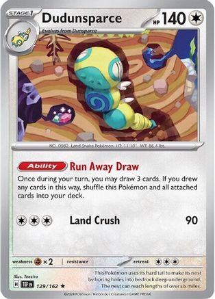 Dudunsparce - SV05: Temporal Forces #129
