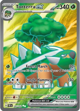 Torterra ex - 185/162 - SV05: Temporal Forces #185
