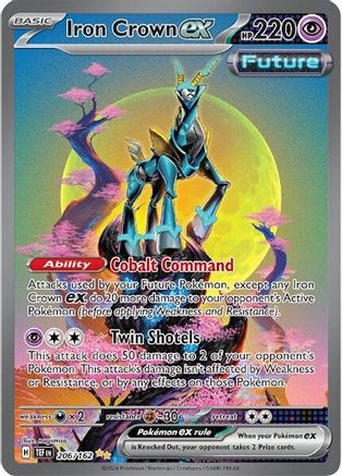 Iron Crown ex - 206/162 - SV05: Temporal Forces #206
