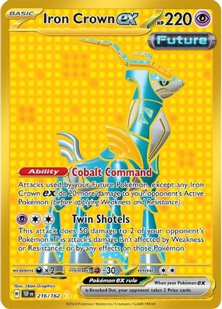 Iron Crown ex - 216/162 - SV05: Temporal Forces #216