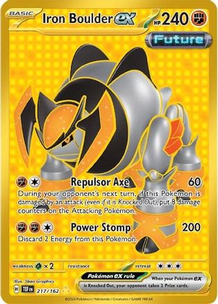 Iron Boulder ex - 217/162 - SV05: Temporal Forces #217