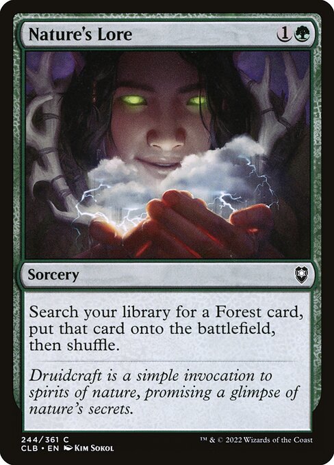 Nature's Lore - (clb-244) - Near Mint (*Foil )