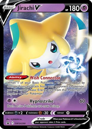 Jirachi V - 299 - SWSH: Sword & Shield Promo Cards #SWSH299