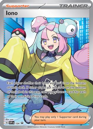 Iono - 124 - SV: Scarlet & Violet Promo Cards #124