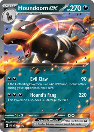 Houndoom ex - 103 - SV: Scarlet & Violet Promo Cards #103