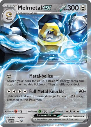 Melmetal ex - 104 - SV: Scarlet & Violet Promo Cards #104