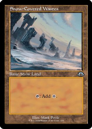 Snow-Covered Wastes (Retro Frame) - Modern Horizons 3 #439
