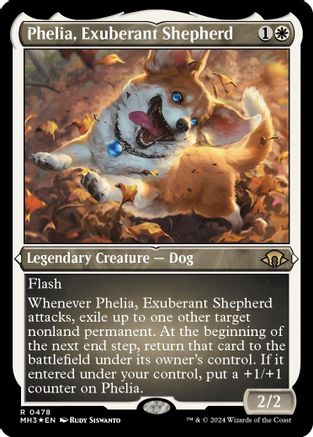 Phelia, Exuberant Shepherd (Foil Etched) - Modern Horizons 3 #478