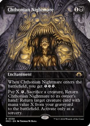 Chthonian Nightmare (Borderless) - Modern Horizons 3 #330