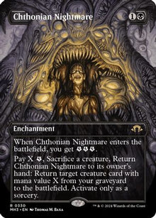 Chthonian Nightmare (Borderless) - Modern Horizons 3 #330