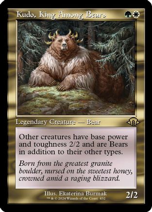 Kudo, King Among Bears (Retro Frame) - Modern Horizons 3 #432