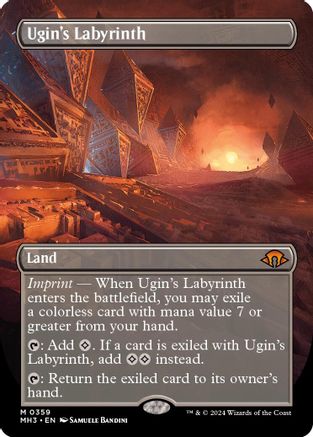 Ugin's Labyrinth (Borderless) - Modern Horizons 3 #359
