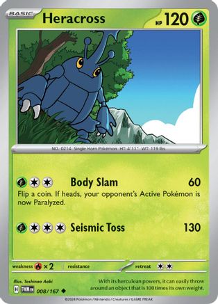 Heracross - SV06: Twilight Masquerade #008