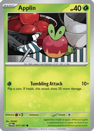 Applin - 017/167 - SV06: Twilight Masquerade #017