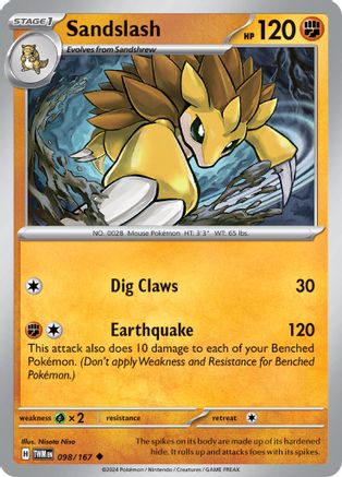Sandslash - SV06: Twilight Masquerade #098