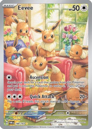 Eevee - 188/167 - SV06: Twilight Masquerade #188