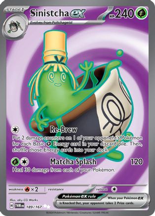 Sinistcha ex - 189/167 - SV06: Twilight Masquerade #189