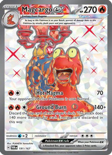 Magcargo ex - 191/167 - SV06: Twilight Masquerade #191