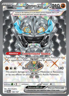 Cornerstone Mask Ogerpon ex - 199/167 - SV06: Twilight Masquerade #199