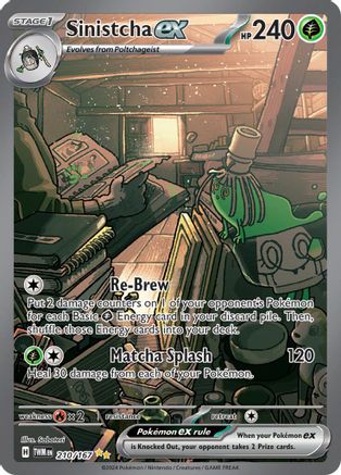 Sinistcha ex - 210/167 - SV06: Twilight Masquerade #210
