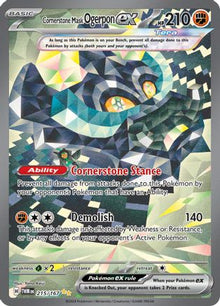 Cornerstone Mask Ogerpon ex - 215/167 - SV06: Twilight Masquerade #215
