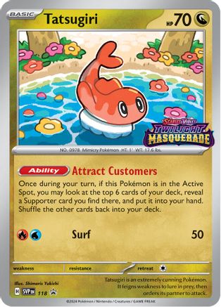 Tatsugiri - 118 - SV: Scarlet & Violet Promo Cards #118