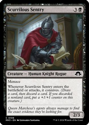 Scurrilous Sentry - Modern Horizons 3 #108