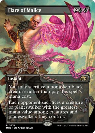 Flare of Malice (Borderless) - Modern Horizons 3 #331
