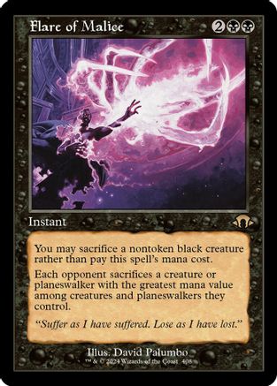 Flare of Malice (Retro Frame) - Modern Horizons 3 #408