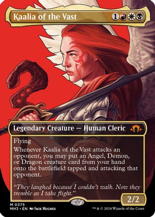 Kaalia of the Vast (0375) (Borderless) - Modern Horizons 3 #375