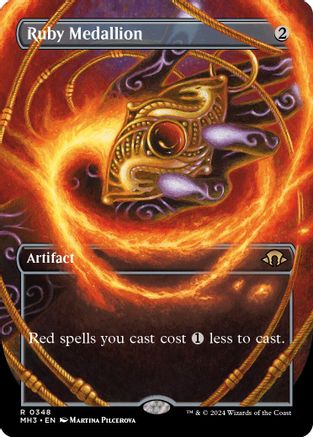 Ruby Medallion (Borderless) - Modern Horizons 3 #348