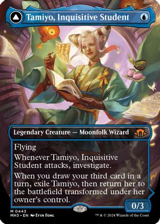 Tamiyo, Inquisitive Student (Borderless) - Modern Horizons 3 #443