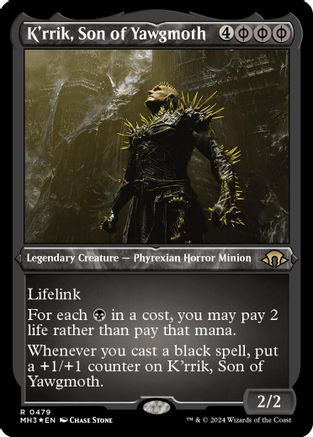 K'rrik, Son of Yawgmoth (Foil Etched) - Modern Horizons 3 #479