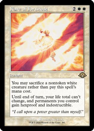 Flare of Fortitude (Retro Frame) - Modern Horizons 3 #391