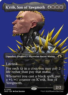 K'rrik, Son of Yawgmoth (Borderless) - Modern Horizons 3 #365