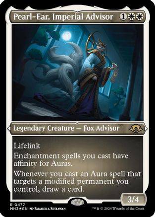 Pearl-Ear, Imperial Advisor (Foil Etched) - Modern Horizons 3 #477