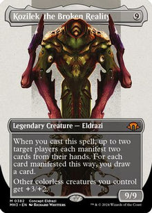 Kozilek, the Broken Reality (Borderless) - Modern Horizons 3 #382