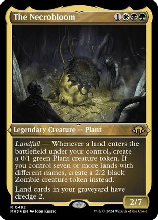 The Necrobloom (Foil Etched) - Modern Horizons 3 #492