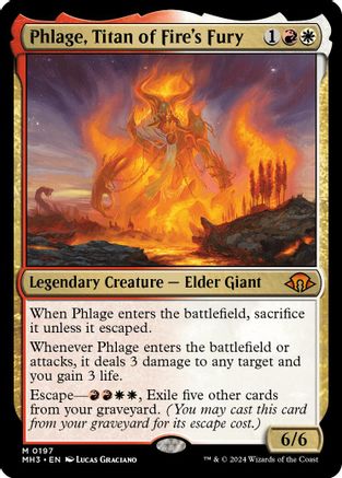 Phlage, Titan of Fire's Fury - Modern Horizons 3 #197