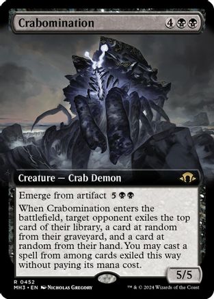 Crabomination (Extended Art) - Modern Horizons 3 #452