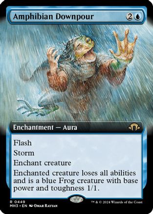 Amphibian Downpour (Extended Art) - Modern Horizons 3 #449
