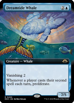 Dreamtide Whale (Extended Art) - Modern Horizons 3 #450