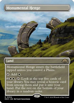 Monumental Henge (Borderless) - Modern Horizons 3 #354
