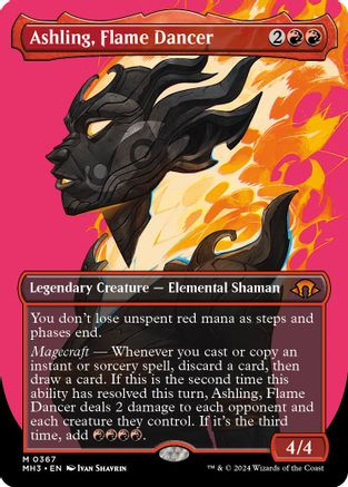 Ashling, Flame Dancer (Borderless) - Modern Horizons 3 #367