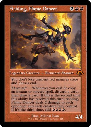 Ashling, Flame Dancer (Retro Frame) - Modern Horizons 3 #415