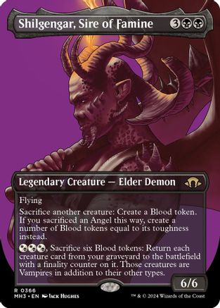 Shilgengar, Sire of Famine (Borderless) - Modern Horizons 3 #366